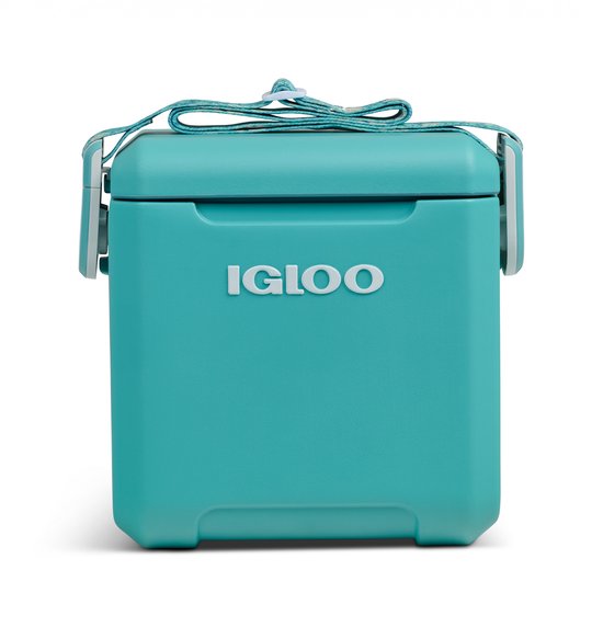 Igloo Tag-A-Long Too Remix Koelbox - Geïsoleerd - Vergrendelbare deksel - Draagriem - Lagoon van Merkloos