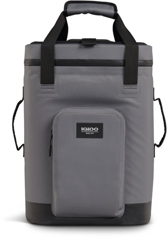 Igloo - Trailmate 24 Backpack – Koelrugzak voor Outdoor en Dagelijks Gebruik - 24 blikjes - grijs