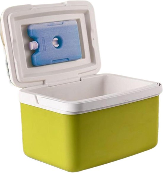 Ijsbox Koeler - Lekvrije Koelbox - Buitenactiviteiten - Consistent Chill Preservation - 6 Liter - Wit