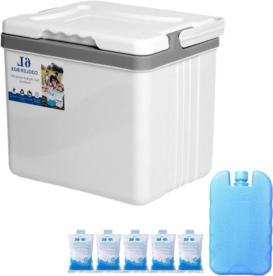IJskist Koeler - Draagbare Vriezer - Buitenactiviteiten - Waterdichte Constructie - 6L - Meerkleurig