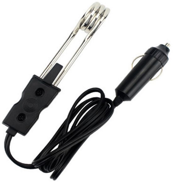 Immersion Heater drankwarmer, 12 V van Merkloos