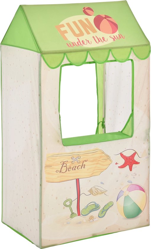 In And OutdoorMatch Beach House Speeltent Zena - Ballenbak Voor Kinderen - Speelruimte - Voor Jongens - Voor Meisjes - 120x65x45cm - Voor Binnen en Buiten van In And Outdoor