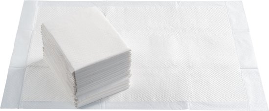 Incontinentie bed onderleggers - Wegwerp onderleggers - 60x90 cm - 25 stuks - Matrasbeschermers - Wit van Dependabilites