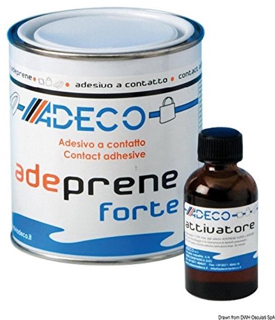 Inflatable 2-component glue 850g for Neoprene van Merkloos