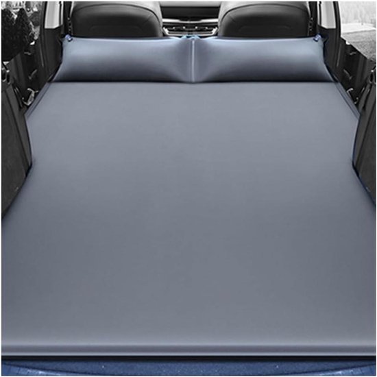 Inflatable Car Mattress - Slaapmat Auto - Reizen en Kamperen - Automatische Inflatie - Universeel - Grijs