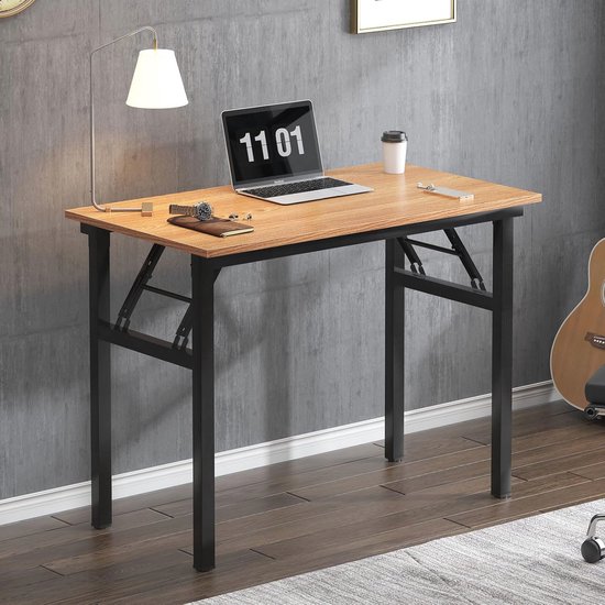 Inklapbaar Bureau 80 x 40 cm - Compacte Klaptafel voor Thuis, Kantoor, en Buiten