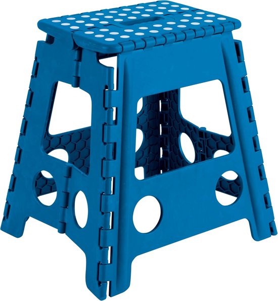 Inklapbare Kruk 39 cm Hoog - Stevige Opklapbare Kruk voor Keuken, Badkamer en Camping