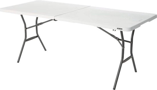 Inklapbare lange tafel - Tyrell - 183 x 76 x 74 cm - kleurrijk met extra zoekwoorden: tuinmeubelen, buitenmeubelen. Vouwtafel van Tyrell
