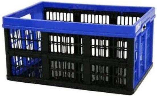 Inklapbare mand - Opvouwbare wasmand - Huishoudelijk gebruik - Ruimtebesparend ontwerp - 45 liter - Gesorteerd