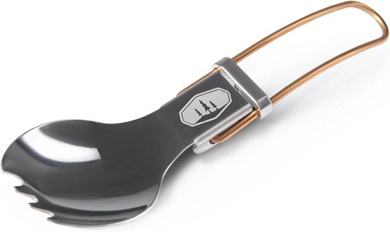 Inklapbare RVS Spork - Multifunctioneel Bestek voor Kamperen en Reizen