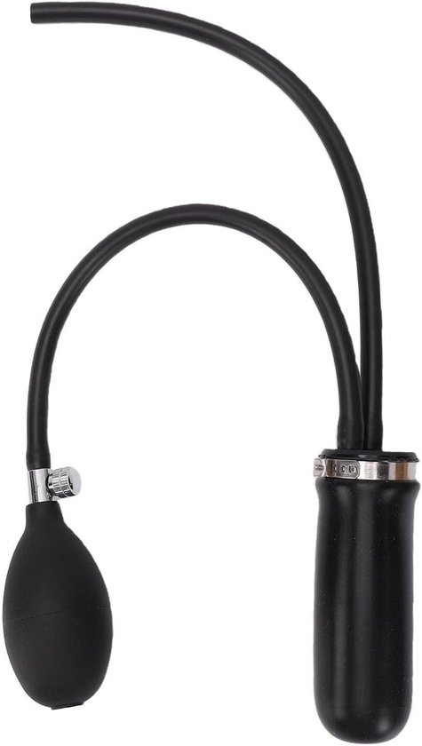 Inlaat Blaas - Adapter Rookmachine - Lekdetectie Auto - Opblaasbare Afdichting - 27 x 12 x 5 cm - Zwart