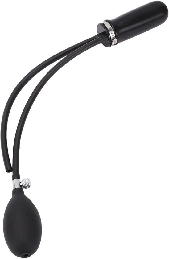 Inlaatblaas Rookmachine - Lekdetector Adapter - Auto Diagnostiek - Universeel Opblaasbaar - 27x12x5 cm - Zwart