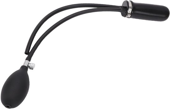 Inlaatblaas Rookmachine - Lekdetector Auto - Brandstoflekken Opsporen - Opblaasbaar Luchtkussen - 27 x 12 x 5 cm - Zwart