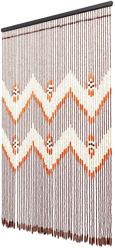 Innovastore Deurgordijn - Vliegengordijn - Insectengordijn - Kralengordijn - Hor - Vintage - Bamboe - Kralen - 130x90 - Meerkleurig