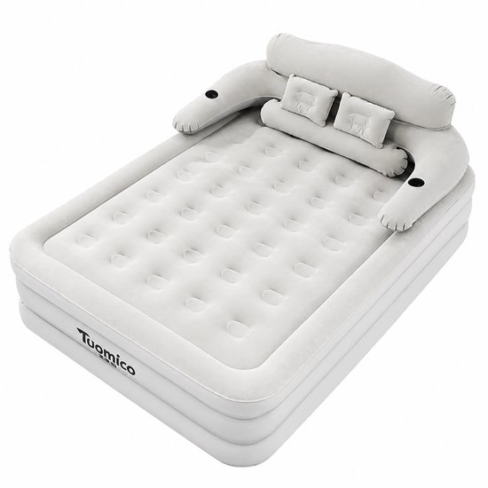 Innovastore Luchtbed - 2persoonsluchtbed - Opblaasmatras - Slaap bed - Hoog luchtbed - Opvouwbaar luchtbed - 203x152x48cm