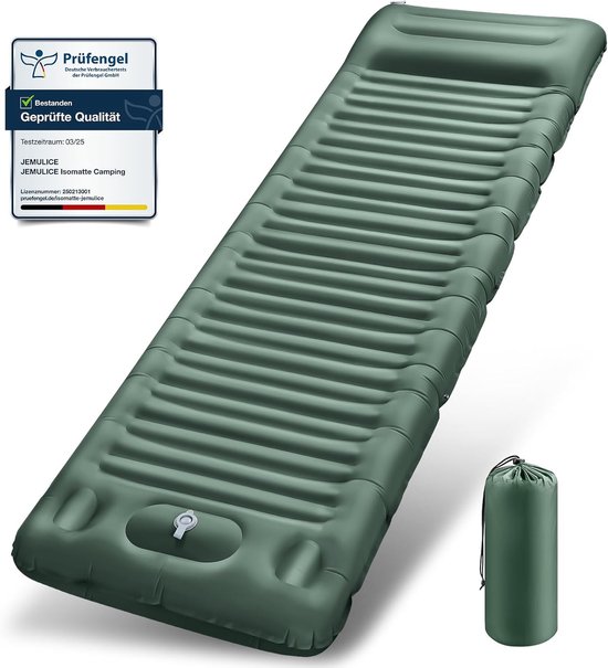 Inovra- Opblaasmatras 12 cm dik - Ultralicht - Waterdicht - Anti-ripstop - Camping - Slaapmat voor outdoor avontuur