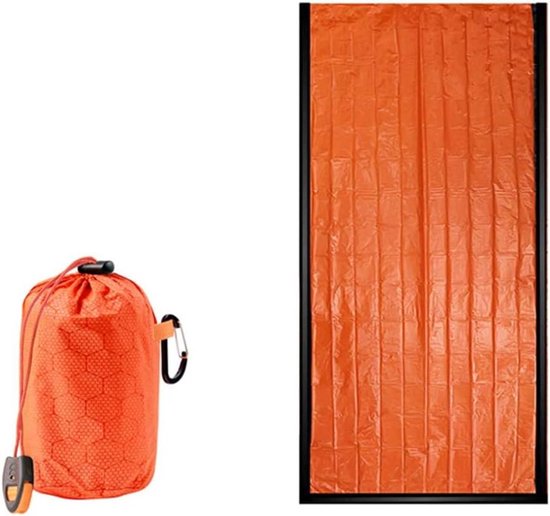 Inovra Plus - Bivaktas voor wandelen en kamperen met slaapzak en nooddeken
