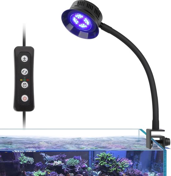 Instelbare LED Verlichting voor Zeeaquarium - 30W Koraal Verlichting met Synchronisatie-instellingen van $
