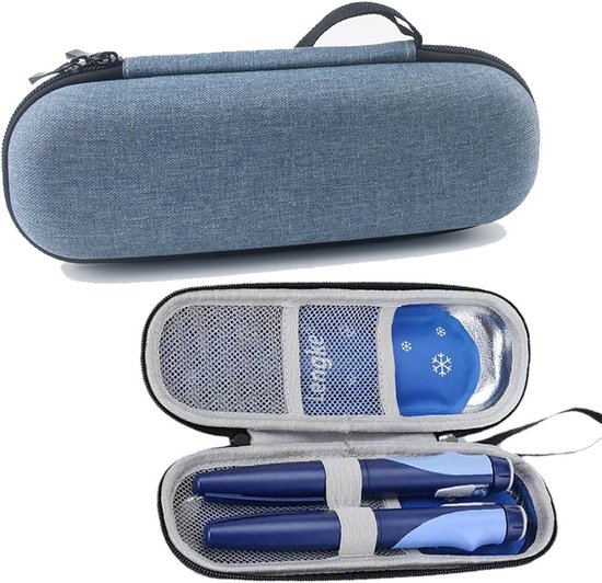 Insulin Pen Case - Diabetic Travel Case - Insulin Cooler Bag voor Diabetische Benodigdheden - Minimalistische Blauw van YOUSHARES