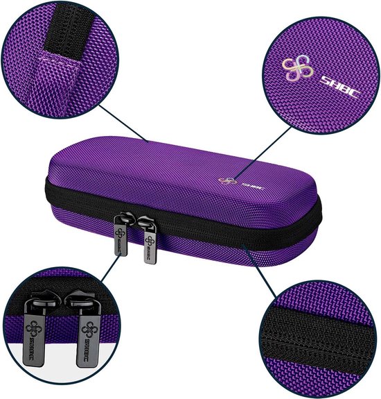 Insuline Cooler Case voor Travel Diabetic Organiseer Geïsoleerde Koelzak voor Medicatie met 2 Ijspakketten Paarse Medische Koelzak van SHBC
