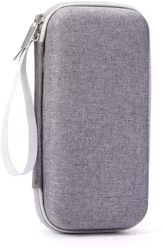 Insuline Koelcase – Medicatie Koeltas – Inclusief 2 Ice Packs – Voor Reizen & Dagelijks Gebruik – Waterdicht & Schokbestendig – Grijs