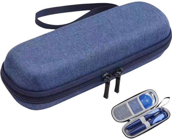 Insulinekoeler reiskoffer - Kan worden gebruikt voor het dagelijks leven en reizen - Draagbare beschermende pillenkoeler - Geen koeltas - Insulinekoeler reiskoffer - Geschikt voor insulinepennen en andere diabetesbenodigdheden - Blauw van SIMTOP