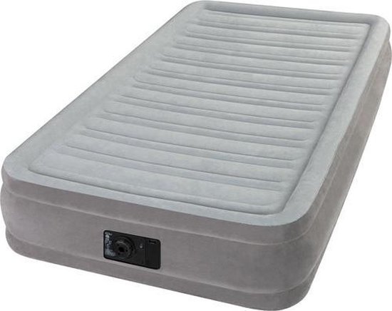 Intex Comfort Eenpersoons luchtbed (met reparatiesetje) van Intex