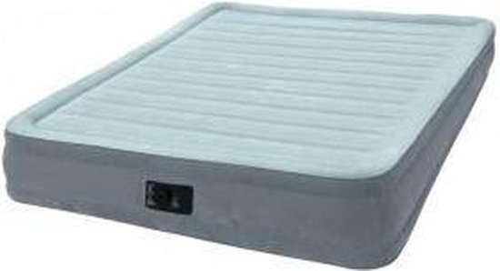 Intex DuraBeam 67770 Midrise Queen 2-Persoons Luchtbed met Ingebouwde Pomp 152x203x33cm van Intex