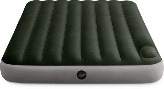 Intex Full Dura-Beam Downy Luchtbed met ingebouwde voetpomp - 191x137x25 cm van Intex