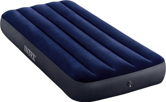 Intex Luchtbed - Classic Downy Luchtbed - Fiber-Tech - Dura-Beam Standard - 76 X 191 X 25 Cm - Blauw
