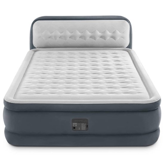 Intex Luchtbed Dura-Beam Deluxe Ultra Plush Headboard queen 86 cm van Intex