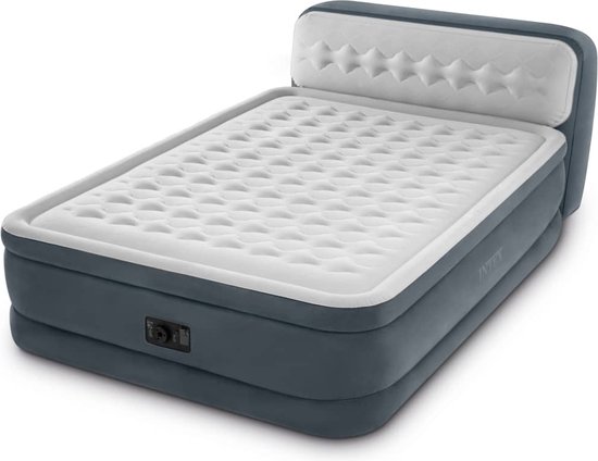 Intex Luchtbed Ultra Plush Headboard met ingebouwde pomp 64448 van Intex