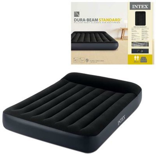 Intex Pillow Rest Classic Full Luchtbed - 2-persoons - 191x137x23 cm van Intex