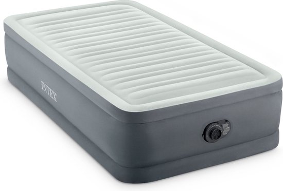 Intex PremAire I luchtbed - Eenpersoons - Fiber Tech - 99 cm x 191 cm x 46 cm van Intex