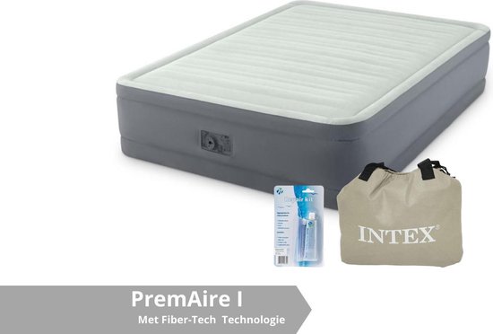 Intex PremAire I Luchtbed - Twijfelaar - 137x191x46 cm van Intex