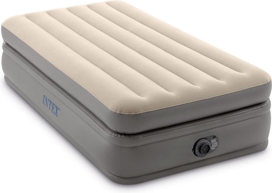 Intex Prime Comfort luchtbed - Eenpersoons - 99 cm x 191 cm x 51 cm - Ingebouwde elektrische pomp van Intex