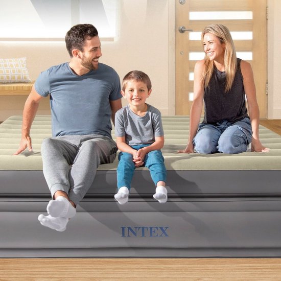 Intex Prime Comfort luchtbed - Queensize - 152 x 203 x 51 cm - Ingebouwde elektrische pomp van Intex