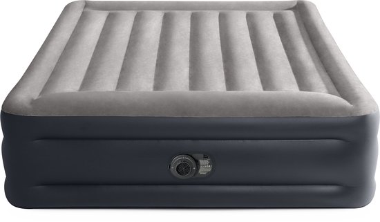 Intex Queen Deluxe Pillow Rest Luchtbed met ingebouwde pomp - 203x152x42 cm van Intex