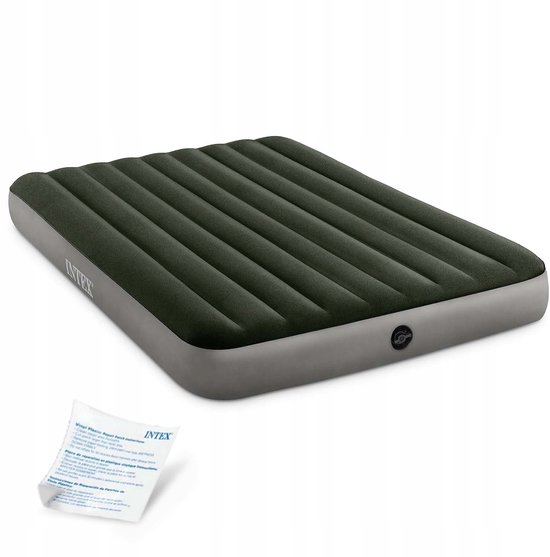 Intex Queen Luchtbed 203x152x25 cm - Comfortabel Slapen van Merkloos