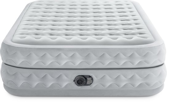 Intex Queen Supreme Air-Flow Luchtbed met ingebouwde pomp - 203x152x51 cm van Intex