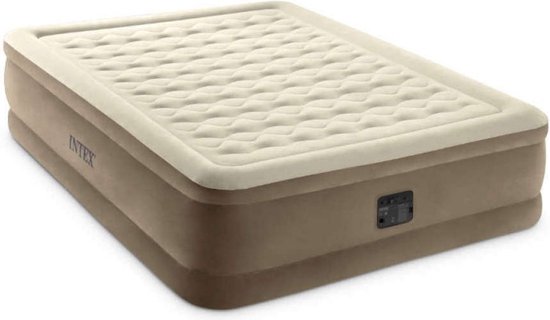 Intex Queen Ultra Plush Luchtbed met ingebouwde pomp - 152x203x46cm van Intex