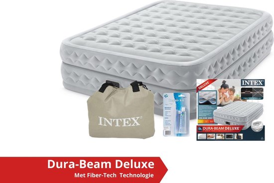 Intex Supreme Air-Flow Luchtbed - 2 persoons - 203x152x51 cm van Merkloos