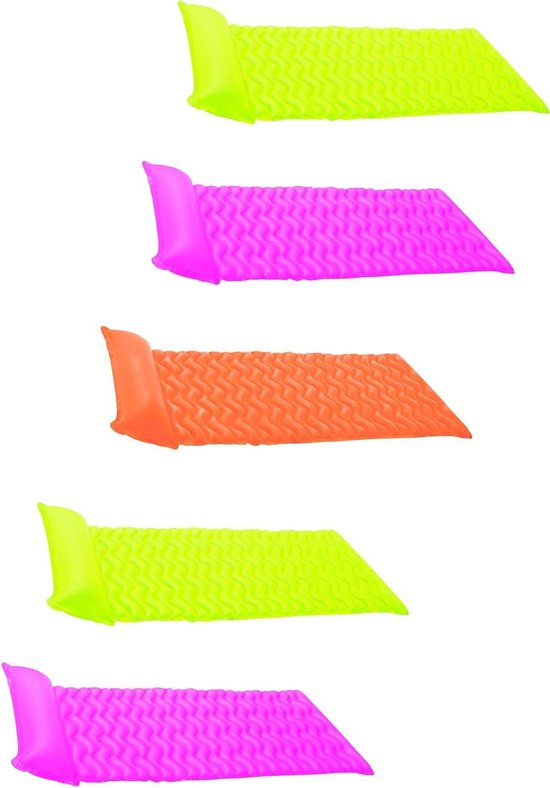 Intex Tote 'N Float Wave Mat Opblaasbaar Drijvend Zwembad Strandligstoel