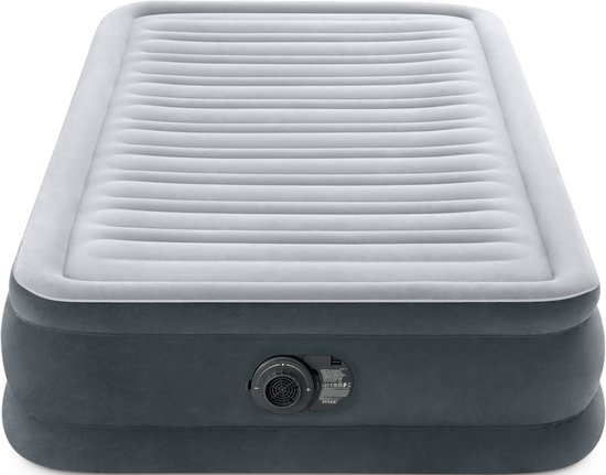 Intex Twin Comfort-Plush Luchtbed met ingebouwde pomp - 191x99x33 cm van Intex