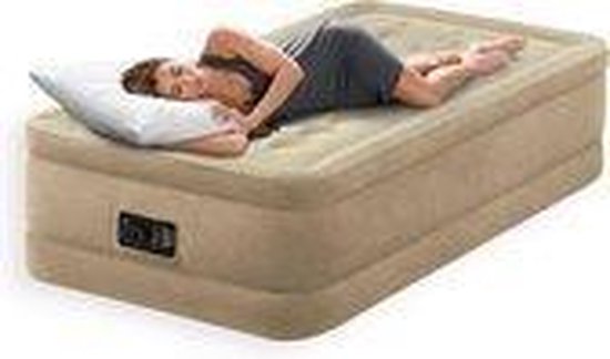 Intex Ultra Plush Twin Luchtbed - 1-persoons - 191x99x46 cm van Intex