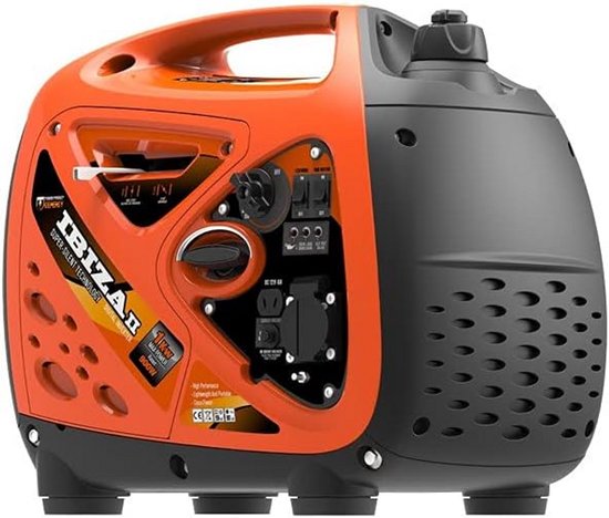 Inverter Aggregaat - Mobiele Stroombron - Stroomvoorziening Buiten - Automatische Olie Stop - 1000 Watt - Meerkleurig