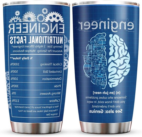 Isolatiebeker Roestvrijstaal - Reisbeker Tumbler - Dranken Warm Houden - Dubbelwandig Geïsoleerd - 20 Ounces - Wit