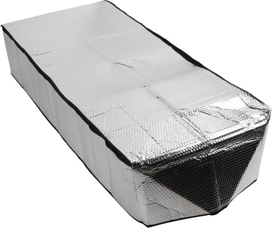 Isolatiedoek voor dakruimte trappen, 26 x 55 inch energiebesparend dikke deksel voor dakruimte trappen met dubbele bubbel, deur ladder isolator, dakruimte tent voor neerklapbare trappen van Merkloos