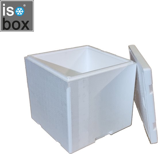 Isolatiedoos 31 Liter - EPS - Thermobox - Tempex Doos - Koelbox - Isomo van Merkloos
