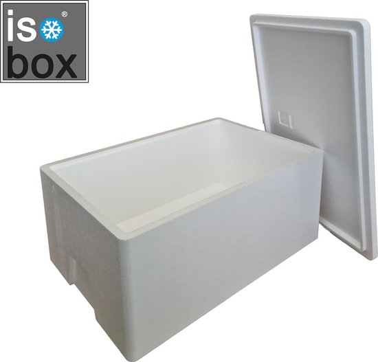 Isolatiedoos 40 Liter - EPS - Thermobox - Tempex Doos - Koelbox - Isomo van Merkloos